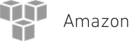 Grey, three box Amazon Web Services logo